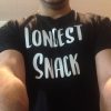 Snack himself, wearing his longest snack shirt.